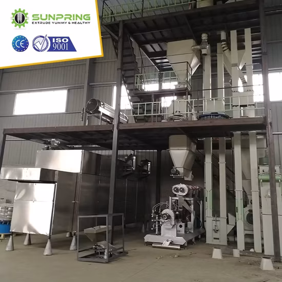 Pet Dog Cat Food Animal Fish Feed Pellet Processing Making Extruder Machine