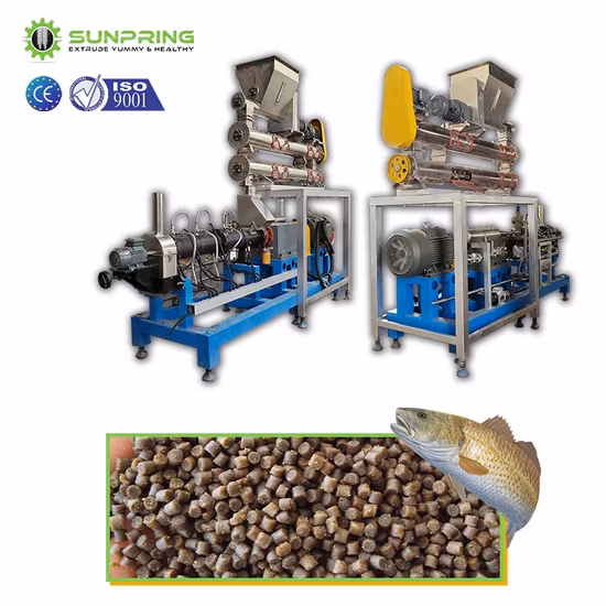 Pet Dog Cat Food Animal Fish Feed Pellet Processing Making Extruder Machine