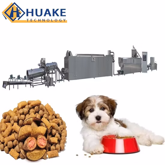 Full Automatic Pet Dog Cat Food Fish Float Aquatic Feed Processing Production Line Making Machine